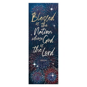 Christian Brands N0785 Blessed Nation X-Stand Banner