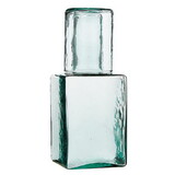 Tablesugar N0875 Hammered Glass Bottle & Glass Decanter