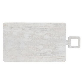 Tablesugar N0899 Square Handle Textured Board - Stone