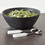 Tablesugar N0905 Black Savanna Textured Salad Bowl