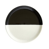 Tablesugar N0928 Dipped Plates - Glossy Black/Glossy White