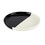 Tablesugar N0928 Dipped Plates - Glossy Black/Glossy White