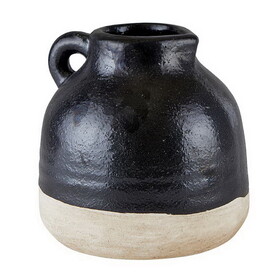 PURE Design N0955 Black Artisan Dipped Vase - Small