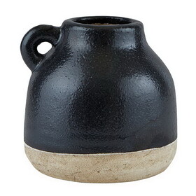 PURE Design N0956 Black Artisan Dipped Vase - Medium