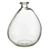 PURE Design N0965 Clear Recycled Glass Vase - Small