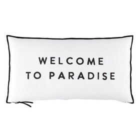 PURE Design Lumbar Pillowcase - Welcome to Paradise