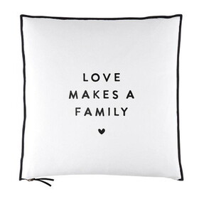 PURE Design N0992A Euro Pillowcase - Love Makes A Family