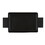 PURE Design N0999 Black Wood Serving Tray With Handles - Small