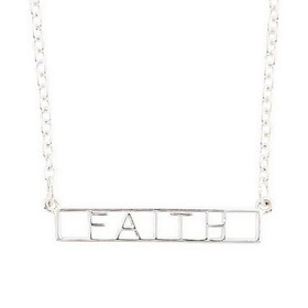 Kingdom Jewelry N1404 Kingdom Words - Faith Necklace