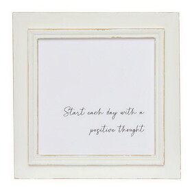 Heartfelt N1701 Framed Wall Sign - Positive Thought
