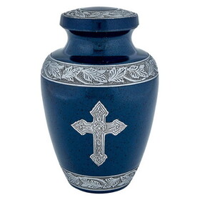 Sudbury N1916 Memorial Urn - Dark Blue