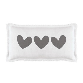 Stephan Baby Lumbar Pillowcase - Hearts