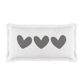 Stephan Baby N2036 Lumbar Pillow - Hearts