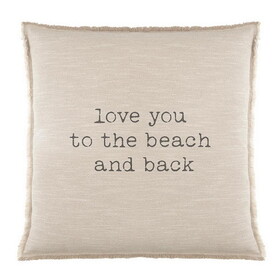 Stephan Baby Euro Pillowcase - Love You To The Beach