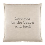 Stephan Baby N2042 Euro Pillow - Love You to the Beach