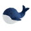 Stephan Baby N2047 Linen Beach Crinkle Toy - Whale