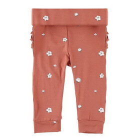 Stephan Baby N2137 Grow with Me Pants with Ruffles - Cotton Blossom