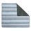 Face to Face N2289 Face to Face Picnic Blanket - Grey + White + Blue