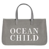 Face to Face N2304 Face to Face Grey Canvas Tote - Ocean Child