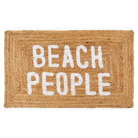 Santa Barbara Design Studio N2327 Face to Face Jute Mat - Beach People