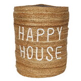Santa Barbara Design Studio N2336 Face to Face Jute Basket - Happy House