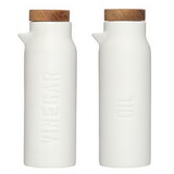 Santa Barbara Design Studio N2349 Face to Face Matte White Oil & Vinegar Set