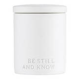 Face to Face N2380 Face to Face Ceramic Candle - Scented - Be Still & Know