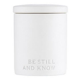 Face to Face N2380 Face to Face Ceramic Candle - Scented - Be Still & Know