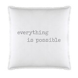 Santa Barbara Design Studio N2385 Face to Face Euro Pillow - Everything Is Possible