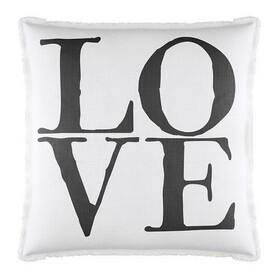 Santa Barbara Design Studio N2388 Face to Face Euro Pillow - Love