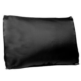 Bella N2551 Dual-Sided Silk + Bamboo Pillowcase - Standard - Black