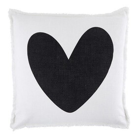 Bella Euro Pillowcase - Heart