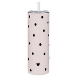 Bella N2659 Skinny Tumbler - Dots and Heart