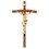 Jeweled Cross N5012 12"Hammered Finish Crucifix