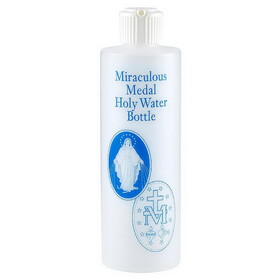 Christian Brands N5014 Miraculous Medal Holy Water Bottle - Large