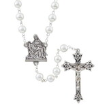 Creed N5059 Pieta Collection Rosary - Ivory