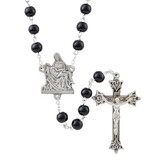 Creed N5060 Pieta Collection Rosary - Black
