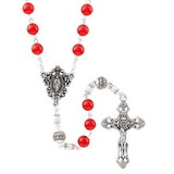 Creed N5077 Amalfi Collection Rosary - Coral
