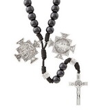 Creed N5080 Spiritual Warrior Rosary - Black