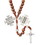 Creed N5081 Spiritual Warrior Rosary - Brown