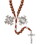 Creed N5081 Spiritual Warrior Rosary - Brown