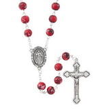 Creed N5084 Divine Mercy Rosary With Massa Marble