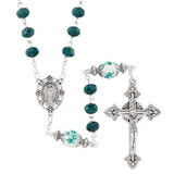 Creed N5092 Florentine Collection Rosary - Green