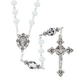 Creed N5093 Florentine Collection Rosary - White