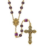 Creed N5103 Picasso Collection Rosary - Amethyst