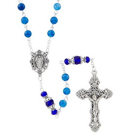 Creed N5125 Ravello Collection Rosary - Sapphire