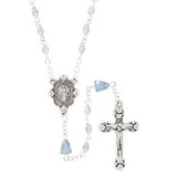 Creed N5134 Silver Rosary Necklace