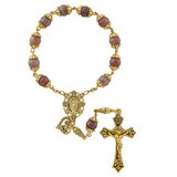 Creed N5138 Mantle Of Mary One-Decade Rosary - Tawny