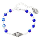 Creed N5145 Beautiful Miraculous Rosary Bracelet - Sapphire