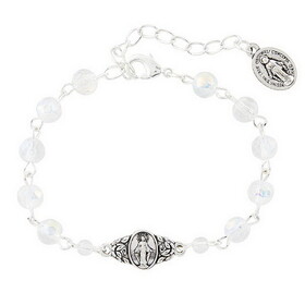 Creed N5147 Beautiful Miraculous Rosary Bracelet - Crystal